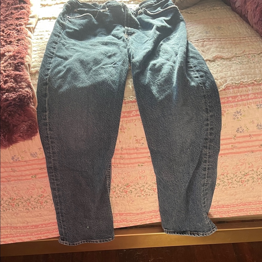 Agolde Dark Blue Denim Jeans